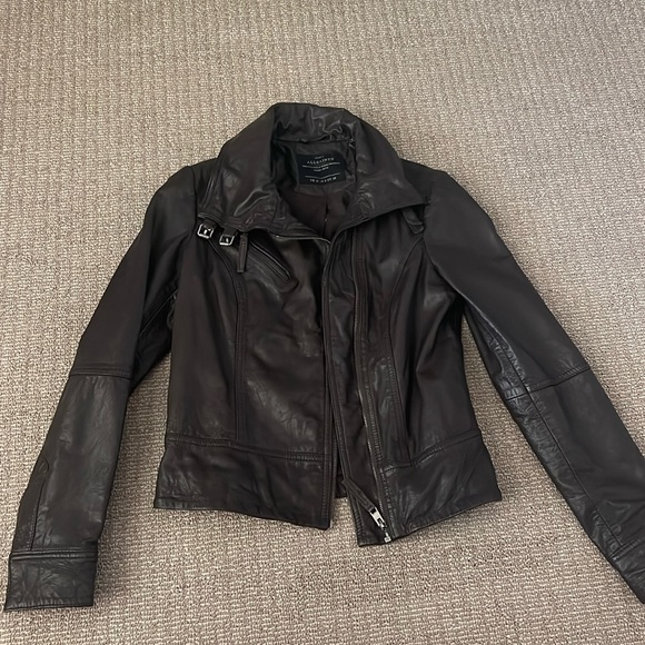 All Saints leather jacket, size 6